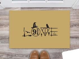 Tapete Capacho Decorativo Entrada Porta Sala Love Harry Potter Tapete Capacho Decorativo Entrada Porta Sala Love Harry Potter