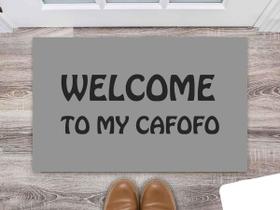 Tapete Capacho Decorativo Entrada Porta Sala Welcome to my cafofo Colorido Tapete Capacho Decorativo Entrada Porta Sala Welcome to my cafofo Colorido