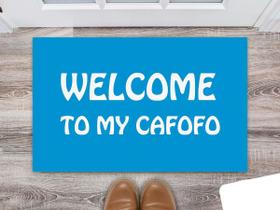 Tapete Capacho Decorativo Entrada Porta Sala Welcome to my cafofo Colorido Tapete Capacho Decorativo Entrada Porta Sala Welcome to my cafofo Colorido