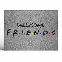 Tapete Capacho Decorativo Welcome Friends