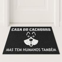 Tapete Capacho Divertido Casa do Cachorro 60x40 Dog Pet Lar