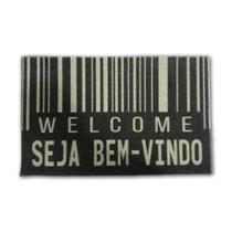 Tapete Capacho Divertido Pvc 57X37 Welcome Bem Vindo