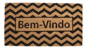 Tapete Capacho Emborrachado Divertido Sala Entrada 60x33cm Cor Ret-zigzag-preto