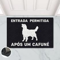 Tapete Capacho Entrada Cafuné Golden 60x40 Cachorro Labrador Tapete Capacho Entrada Cafuné Golden 60x40 Cachorro Labrador