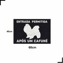 Tapete Capacho Entrada Cafuné Shih Tzu 60X40 Cachorro Shitzu Tapete Capacho Entrada Cafuné Shih Tzu 60X40 Cachorro Shitzu