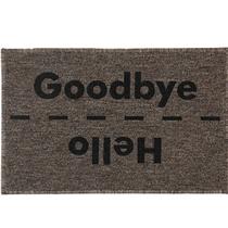 Tapete Capacho Entrada Porta 60x40 Hello Bege