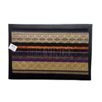 Tapete Capacho Entrada Porta Retangular Bem Vindo 40x60 Colors - CN BR Import
