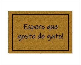 Tapete Capacho Espero Que Goste De Gato Tapete Capacho Espero Que Goste De Gato