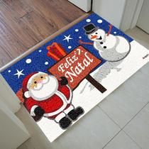 Tapete Capacho Feliz Natal Mod16 60X40cm Decoração Natal