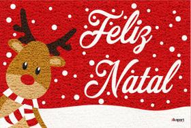 Tapete Capacho Feliz Natal (Modelo 11)