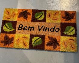 Tapete Capacho Fibra de Coco 33 cm x 60 cm - Estampas Sortidas Tapete Capacho Fibra de Coco 33 cm x 60 cm - Estampas Sortidas