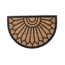 Tapete Capacho Fibra de Coco 40x60cm Meia Lua Texas 01 Corttex