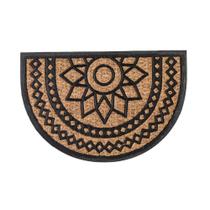 Tapete Capacho Fibra de Coco 40x60cm Meia Lua Texas 02 Corttex