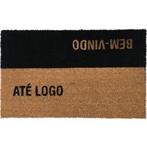 Tapete Capacho Fibra De Coco 75X45Cm Até Logo Tapete Capacho Fibra De Coco 75X45Cm Até Logo