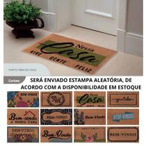 Tapete capacho fibra de coco antiderrapante 33x60cm corttex Tapete capacho fibra de coco antiderrapante 33x60cm corttex