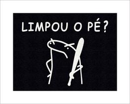 Tapete Capacho Flork Limpou o Pezinho Tapete Capacho Flork Limpou o Pezinho