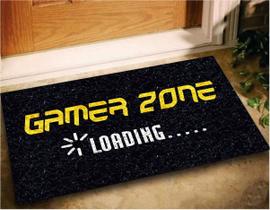 Tapete Capacho Gamer Zone 60x40 Porta Entrada Jogos Play Lar