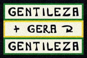 Tapete capacho gentileza gera gentileza 60x40 cm Tapete capacho gentileza gera gentileza 60x40 cm