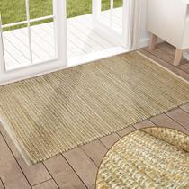 Tapete Capacho Grande Juta 100% Natural Indiano Jtsm 60x90