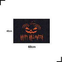 Tapete Capacho Happy Halloween Abobora 60X40 Jack O'Lantern Tapete Capacho Happy Halloween Abobora 60X40 Jack O'Lantern