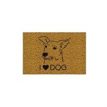 Tapete Capacho I Love Dog Amo Cachorro 60X40 Pet Porta Casa Tapete Capacho I Love Dog Amo Cachorro 60X40 Pet Porta Casa