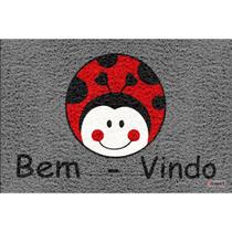 Tapete Capacho Joaninha Bem vindo 60X40