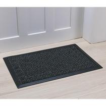 Tapete Capacho Lima 60x90cm Cinza Grafite Des.001 Niazitex