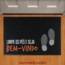 Tapete Capacho - Limpe Os Pés Seja Vem Vindo