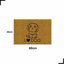 Tapete Capacho Love Dog Shih Tzu Amo Cachorro 60X40 Shitzu Tapete Capacho Love Dog Shih Tzu Amo Cachorro 60X40 Shitzu