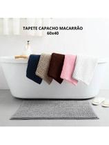 Tapete Capacho Macarrão 60cm x 40cm Antiderrapante - Envio de Forma Sortida