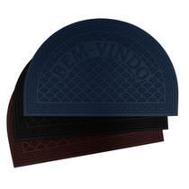 Tapete Capacho Meia Lua BemVindo Emborrachado Antiderrapante 58x37cm Sortido Tapete Capacho Meia Lua BemVindo Emborrachado Antiderrapante 58x37cm Sortido