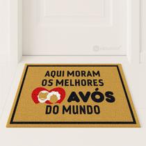 Tapete Capacho Melhores Avós 60x40 Vô Vó Casa Entrada Lar
