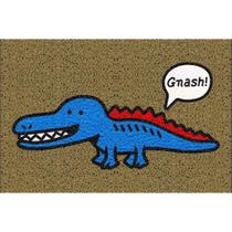 Tapete Capacho Modelo Dinossauro (Gnash) 60X40 Tapete Capacho Modelo Dinossauro (Gnash) 60X40