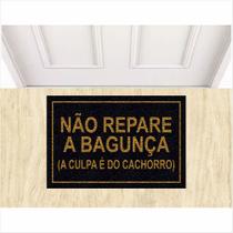 Tapete Capacho Não Repare Na Bagunça Para Portas de Entradas