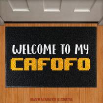 Tapete Capacho Nerd - Welcome To My Cafofo