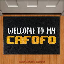Tapete Capacho Nerd - Welcome To My Cafofo - Legião Nerd