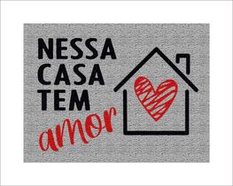 Tapete Capacho Nessa Casa Tem Amor