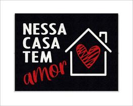 Tapete Capacho Nessa Casa Tem Amor