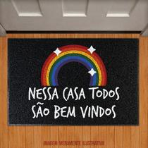 Tapete Capacho Nessa Casa Todos São Bem Vindos