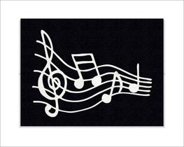 Tapete Capacho Notas Musicais