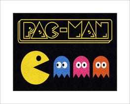 Tapete Capacho Pacman Fantasmas