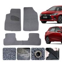 Tapete Capacho para Carro Onix 2018 2019 Linha Robusta Traseiro Sob Medida Antiderrapante Cinza Tapete Capacho para Carro Onix 2018 2019 Linha Robusta Traseiro Sob Medida Antiderrapante Cinza