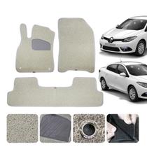 Tapete Capacho para Fluence 2011 a 16 17 2018 Linha capacho sob medida Personalizado 3 pçs Bege Tapete Capacho para Fluence 2011 a 16 17 2018 Linha capacho sob medida Personalizado 3 pçs Bege