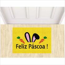 Tapete capacho para páscoa decorativo, cores bem vivas.