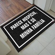 Tapete Capacho Parece Hospício 60X40Cm Tapete Capacho Parece Hospício 60X40Cm