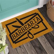 Tapete Capacho Personalizado Barbearia 60x40