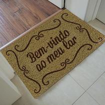 Tapete Capacho Personalizado -Bem vindo ao meu lar 60x40