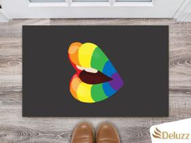 Tapete Capacho Personalizado Divertido Coleção Estampas LGBTQIA+