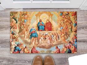 Tapete Capacho Personalizado Divertido Estampas Evangélico Católico