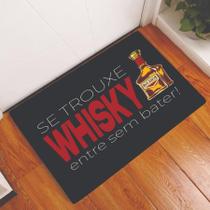 Tapete Capacho Personalizado Divertido Se Trouxe Whisky